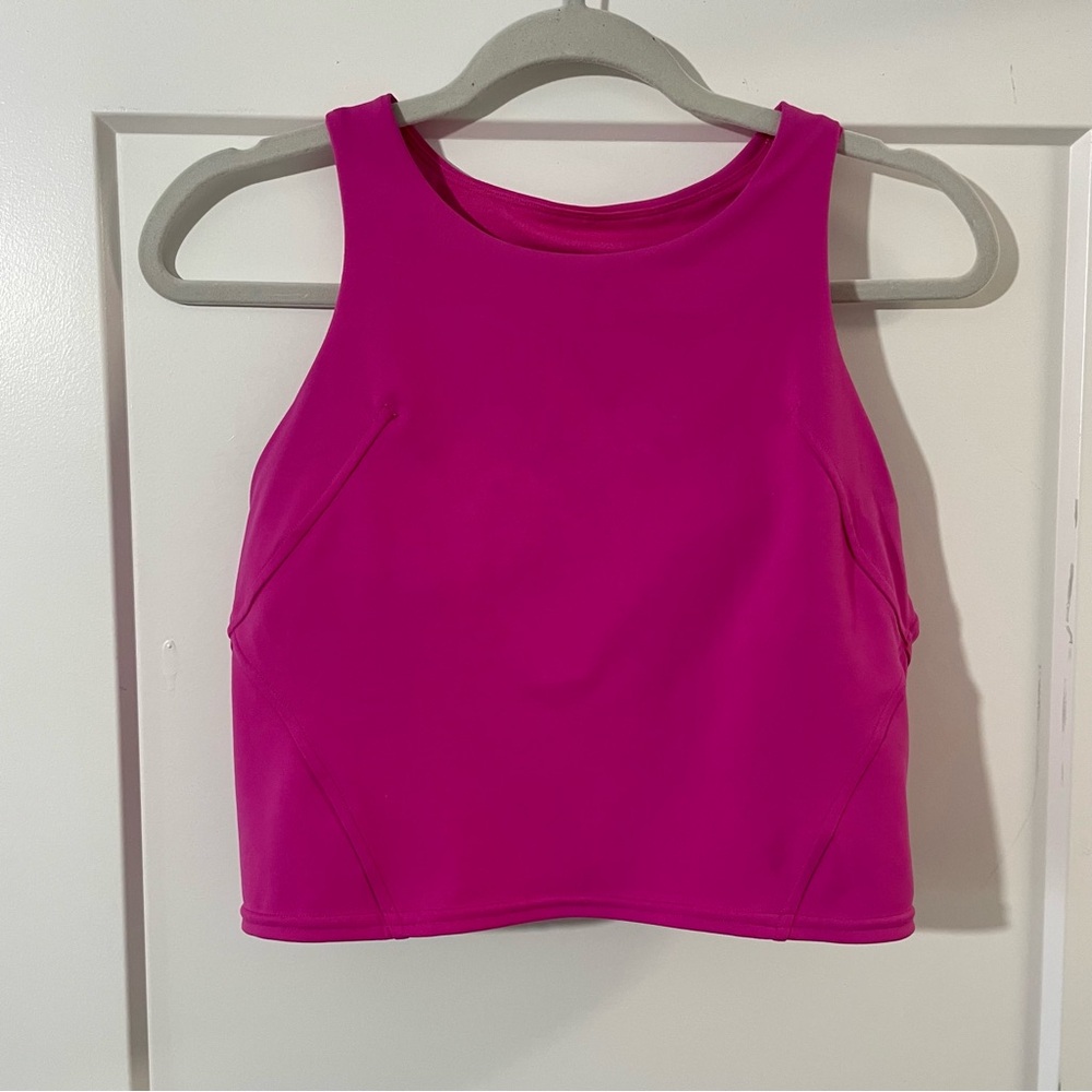 Lululemon Athletica Wunder Train Racerback Sonic Pink